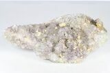 Purple Edge Fluorite Crystal Cluster - Qinglong Mine, China #186903-2